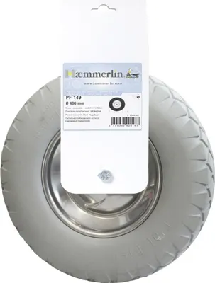 Produktbild von Haemmerlin Ersatzrad PF 149, Pannensischeres Rad, Kugellager, Metallfelge