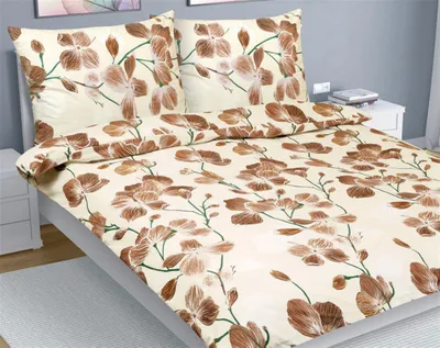 Immagine prodotto di Lenzuolo matrimoniale in cotone - 1 pezzo 240x200, 70x90 - beige