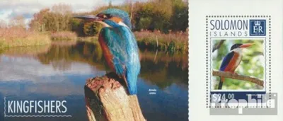 Produktbild von Briefmarken Salomoninseln 2014 Mi Block 364 (kompl. Ausg.) postfrisch Eisvögel