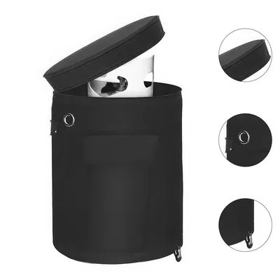 Produktbild von Abdeckhaube für Gasflasche 25×52 cm, Gasflaschenhülle aus 600D Oxford, Wasserdicht, Winddicht & UV-beständig