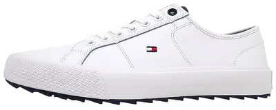 Productafbeelding van Tommy Hilfiger Core Vulc Cleated LTH Herrenschuhe Schnürschuhe Weiß