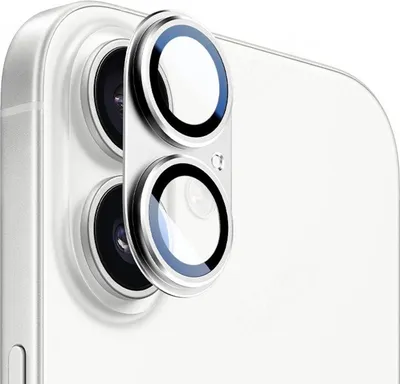 Obrázek produktu pro Kovový ochranný kroužek fotoaparátu pro Apple iPhone 17 se skleněným krytem stříbrný
