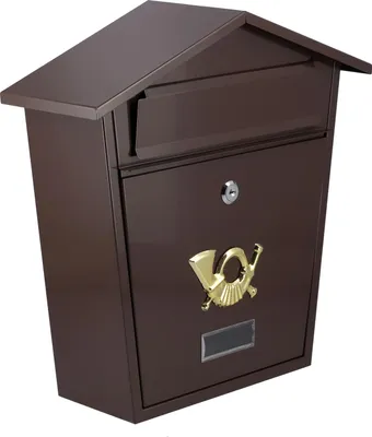 Image de Boîte aux lettres 380x320x105mm brun