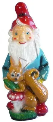Produktbild von Design Zwerg Figur Garten Statue Skulptur Figuren Skulpturen Dekoration Deko Neu