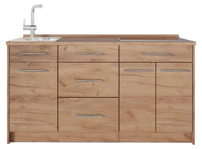 Obrázek produktu pro Kuchyňský blok Vicco Fame-Line Zlatý mocný dub 150 cm bez pracovní desky, Model 65418