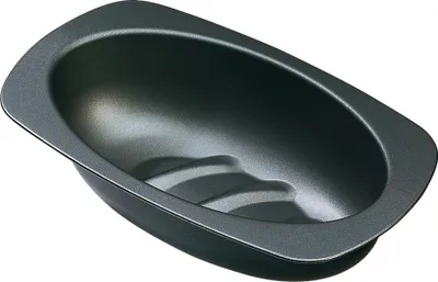 Produktbild von Kaiser Inspiration Brotbackform oval 32 cm, Brotform für 750g-Brote, Kastenform antihaftbeschichtet, sauerteigbeständig, praktischer Griffrand