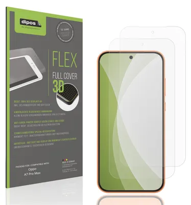 Zdjęcie produktu dla 2 folie ochronne pełną powierzchnię, matowe, do telefonu Oppo A7 Pro Max, folia pancerna, ochrona przed wstrząsami