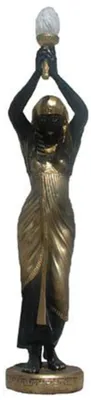 Produktbild von Ägyptische Figur Lampe Srehleuchte Lampen Statue Kleopatra 130cm Statuen Figuren