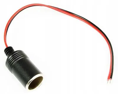Zdjęcie produktu dla Gniazdo Zapalniczki 12/24V Z Przewodem 0.75Mm2 30Cm