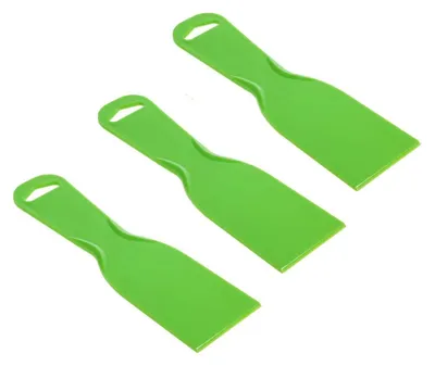 Imagen del producto de Kit de espátulas de plástico, de 3 piezas, de 5 cm, flexibles, para placas de yeso y trabajos de albañilería