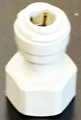 Produktbild von DM Adapter Steckverbinder (Aufschraub - Verbinder) 3/8"  - 3/8" in grau an Panzerschläuche
