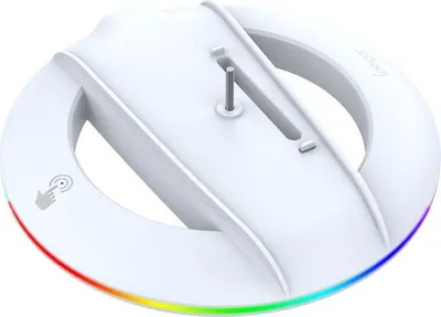 Produktbild von iPega P5S025S Vertikaler Ständer mit RGB für PS5 Slim Weiß