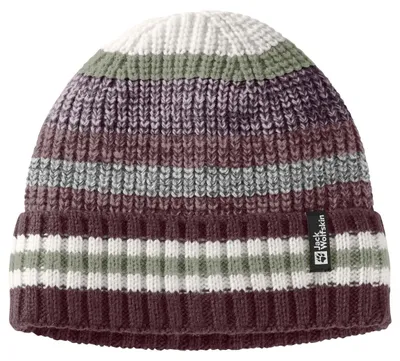 Produktbild von Jack Wolfskin Uni Kinder Night Hiker K Beanie-Mütze, Boysenberry/Wild Blossom, S EU