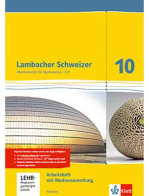 Obrázek produktu pro Lambacher Schweizer. 10. Schuljahr G9. Arbeitsheft plus Lösungsheft und Lernsoftware. Neubearbeitung. Hessen