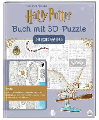 Zdjęcie produktu dla Harry Potter - Hedwig - Das offizielle Buch mit 3D-Puzzle Fan-Art