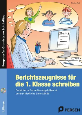 Produktbild von Berichtszeugnisse für die 1. Klasse schreiben