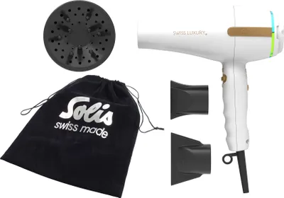 Zdjęcie produktu dla Solis 961.83, Prąd przemienny, Biały, Monochromatyczny, Oczko do wieszania, 2100 W, 219 mm