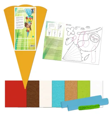 Produktbild von Schultüten-Bastelset Mini Faultier