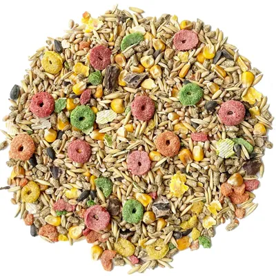 Produktbild von 25 kg Nagerfutter Zwergkaninchen Meerschweinchen Hamster Universal Kleintierfutter
