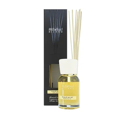 Produktbild von Millefiori Honey & Sea Salt, Duftflasche, Schilfaroma-Diffusor, 0,1 l