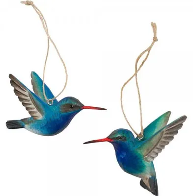 Produktbild von Wildlife Garden Dekovogel Breitschnabelkolibri (2-teilig)
