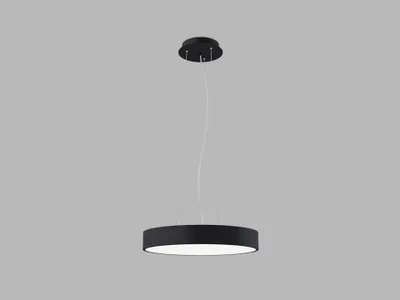 Zdjęcie produktu dla Oprawa wisząca LED MONO SLIM P-Z CRI90, wariant: MONO SLIM P-Z, Ø 400 mm, 30 W, 2100 lm, czarna, 2CCT