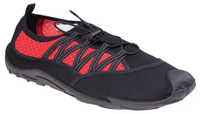 Immagine prodotto di Aquawave - Scarpe da piscina da uomo "Gimani" IG1902 (taglia 43 EU) (nero/rosso fuoco)