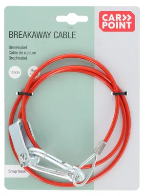 Productafbeelding van CARPOINT Afbreekkabel voor ophaak 0438116, 100 cm