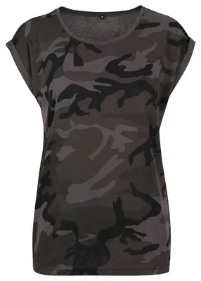 Immagine prodotto di Build Your Brand - T-shirt con spalle scese da donna LT2513 (L) (colore mimetico)