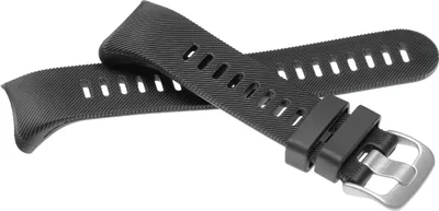 Produktbild von vhbw Ersatz Armband kompatibel mit Garmin Forerunner 45 S, 45 Fitnessuhr, Smartwatch - 11,6 + 9,1 cm Silikon schwarz