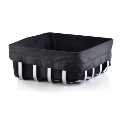 Obrázek produktu pro Košík na chléb 22 x 22 cm Košík na chléb Úložný koš černý