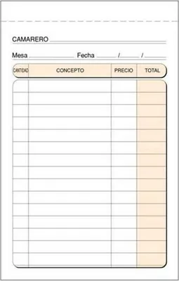 Imagen del producto de Libreta de facturas, tamaño 9 x 14 cm (10 unidades)
