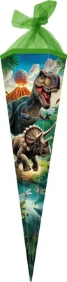 Obrázek produktu pro Goldbuch školní kužel sopka dinosaurus 85 cm šestihranný s tylovým lemem