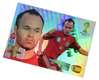 Obrázok produktu pre Panini Fifa World Cup Brazil 2014 Limited Edition Andrés Iniesta Football Cards