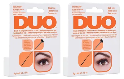 Produktbild von Ardell DUO - Wimpernkleber - 2er Pack - Brush On Dark - Latexfrei - Vitaminreich - Dunkel