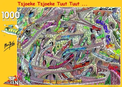 Obrázek produktu pro Puzzelman Puzzle Die Puzzelmantreintjes Marc De Vos 1000 dílků