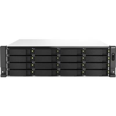 Produktbild von QNAP TS-H2287XU-RP NAS Rack (3U) Ethernet/LAN Schwarz, Weiß E-2378