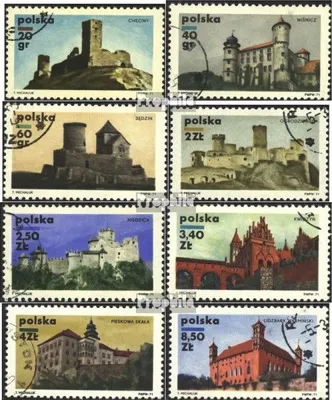 Produktbild von Briefmarken Polen 1971 Mi 2058-2065 (kompl.Ausg.) gestempelt Burgen