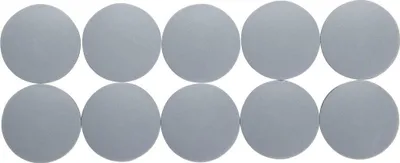 Produktbild von MAUL Magnet rund 10 Stück 2,5 kg Kunststoff Ferrit bruchsicher erodiert lackiert Ø 3.8 x 1.55 cm grau