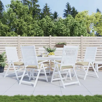 Produktbild von "im Angebot" Stuhlkissen 6 Stk. Beige 40x40x7 cm Oxford-Gewebe - Gartenmöbelauflagen CC16604