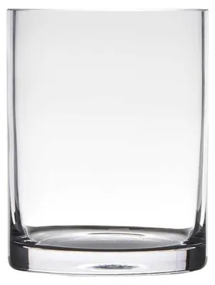 Produktbild von Dekoglas, Vase ZYLINDER COLD CUT H. 15cm D. 12cm transparent rund Glas Hakbijl