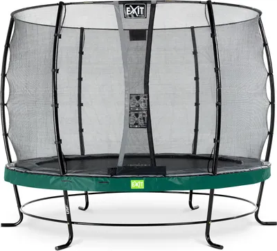 Zdjęcie produktu dla EXIT Elegant Trampolina ø305cm, z Siatka, Okrągła, dla Dzieci, Zielony