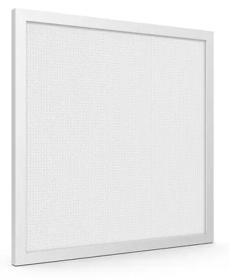 LED-Infrarot-Heizpaneel; LAVA-LUX-GL-400-62-PW-NW; Heizung mit Lampe in Neutralweiß; 620x620mm, 400W, 4000K, 2500lm