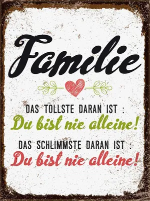 Produktbild von vianmo Holzschild 40x30 cm Familie das tollste daran ist Freunde
