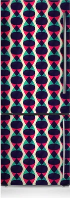 Produktbild von Magnete Küche Kühlschrank Kühlschrankmagnete 60x190 cm - Buntes Muster