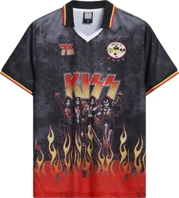 Produktbild von Kiss - "Destroyer" Fußball Trikot für Herren/Damen Uni PH4838 (S) (Grau)