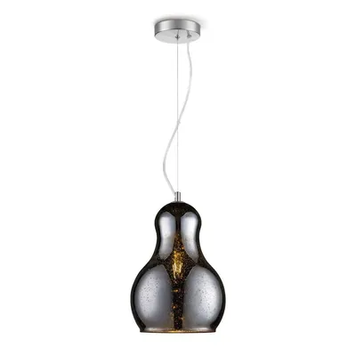 Produktbild von Home Sweet Home Moderne Pendelleuchte Bello Glas Chrom 30 cm E27