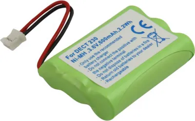 Productafbeelding van Avizar, accu voor Alcatel Altiset S/Pro I/OneTouch Class, NiMH, 600 mAh, groen