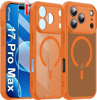 Obrázek produktu pro Matné magnetické pouzdro pro iPhone 17 Pro Max pro MagSafe ODOLNÉ sklo