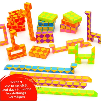 Image de Kit Magicat Premium Magic Snake, 24 serpents magiques – le cadeau idéal pour les anniversaires d'enfants, les petits cadeaux pour les invités, les souvenirs de fête, les enfants, les cadeaux publicitaires, les jouets pour garçons et filles, le remplissage de piñata